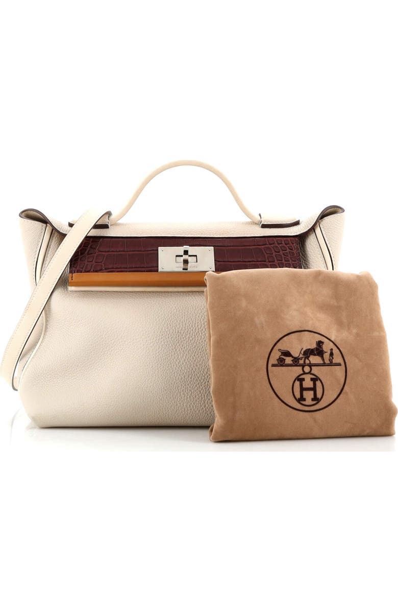 Pre-Owned Hermes Touch 24/24 Bag Togo with Alligator and Swift 29, Alternate, color,