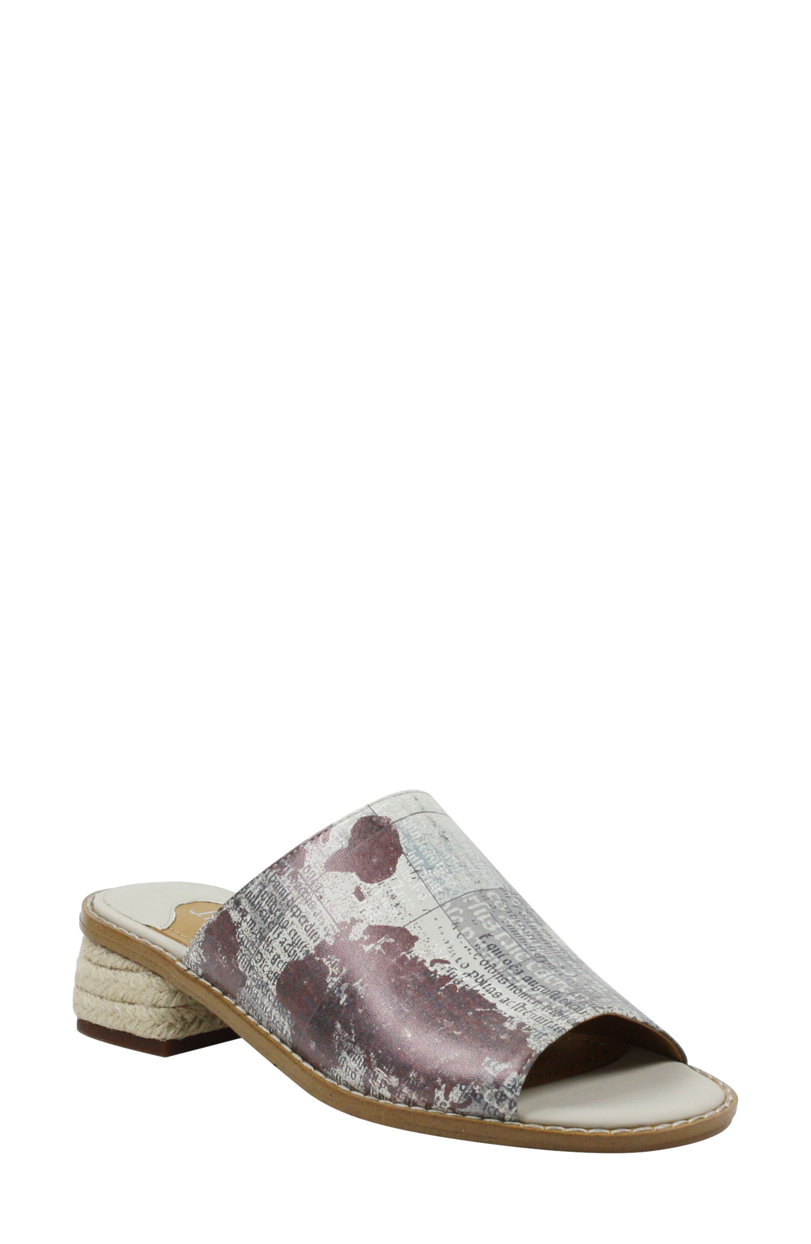 Cassio Slide Sandal, Main, color, EARTH TONE MULTI SYNTHETIC
