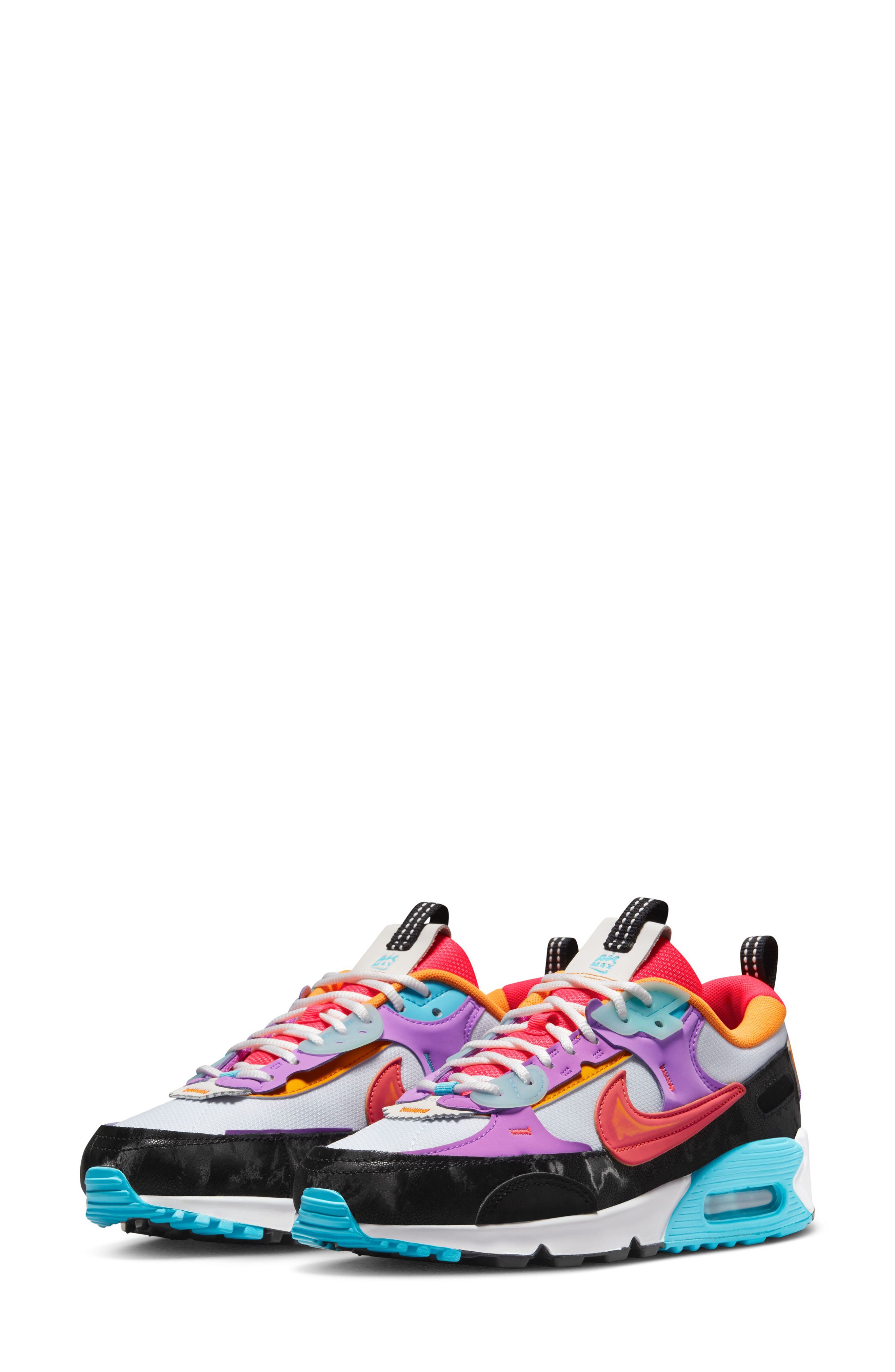 Air Max 90 Futura Sneaker, Main, color, WHITE/ CRIMSON/ FUCHSIA DREAM