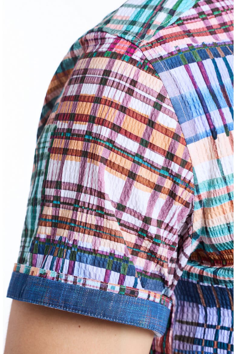 Murdoch Short Sleeve Button-Up Shirt, Alternate, color, MULTI