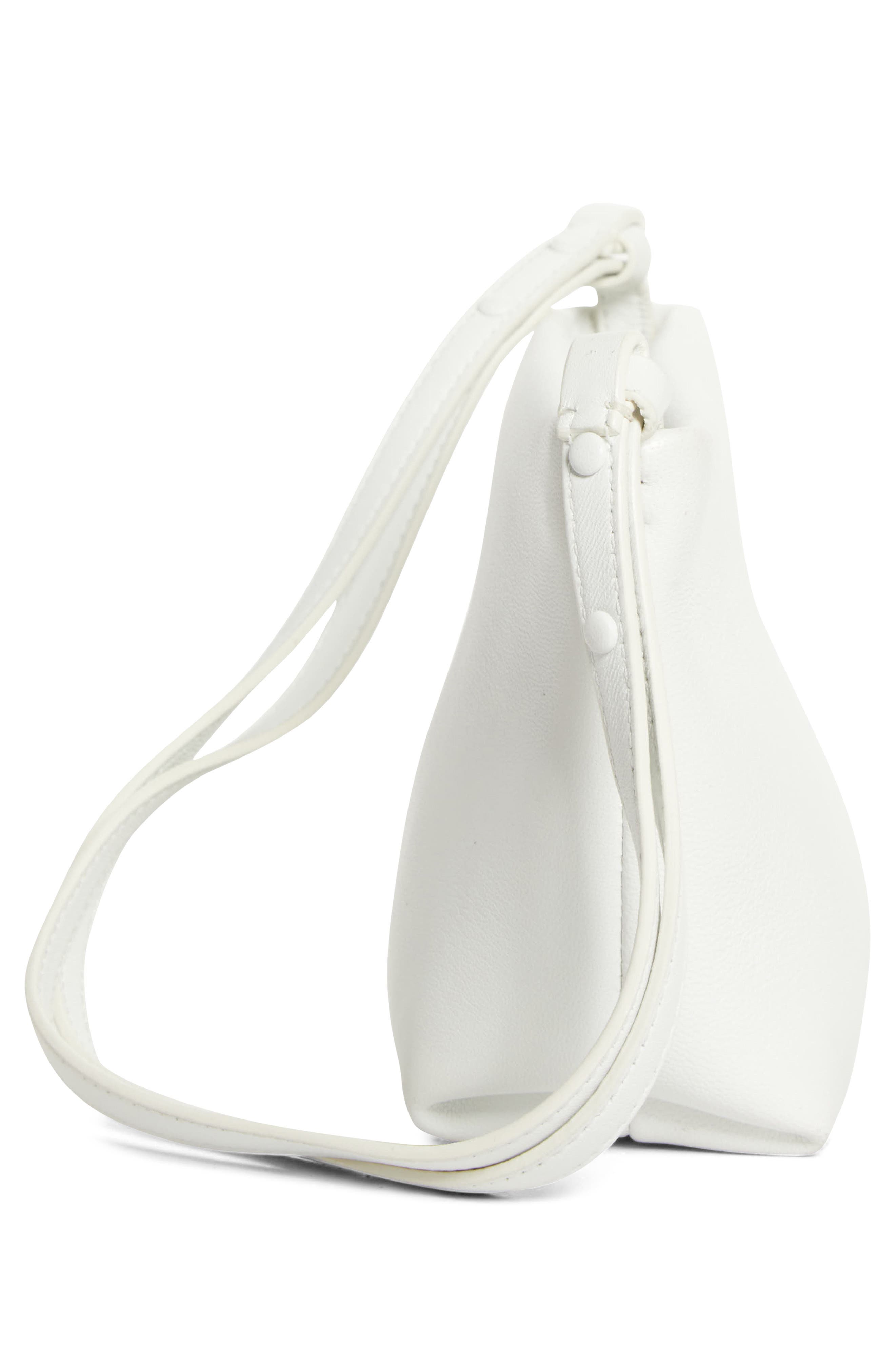 Bond Leather Shoulder Bag, Alternate, color, WHITE