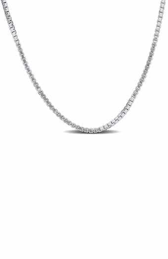 Box Link Chain Necklace, 1.10mm