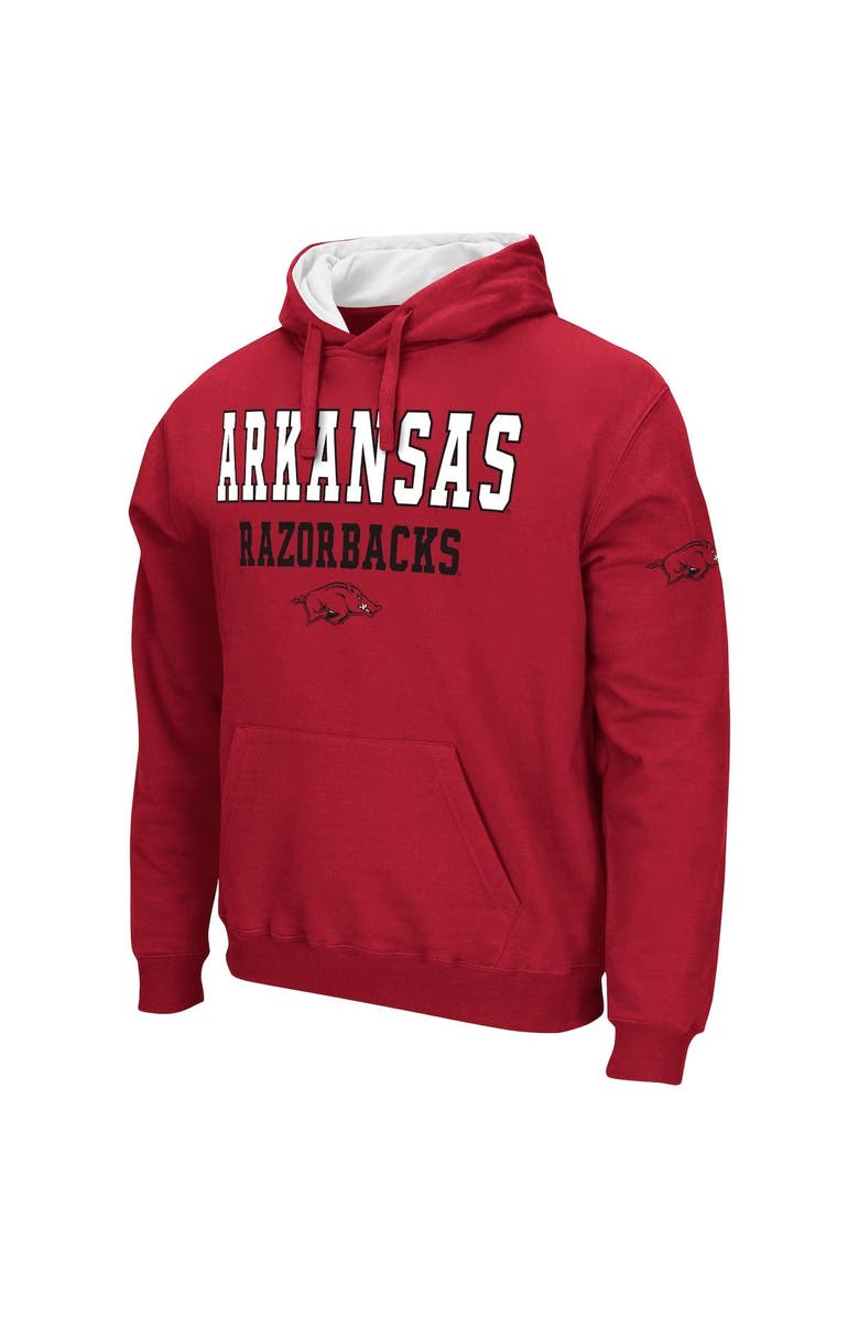 COLOSSEUM Men's Colosseum Cardinal Arkansas Razorbacks Sunrise Pullover Hoodie, Alternate, color, Cardinal