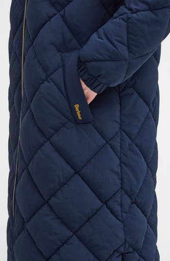 Barbour Kirkton Longline Puffer Coat | Nordstrom