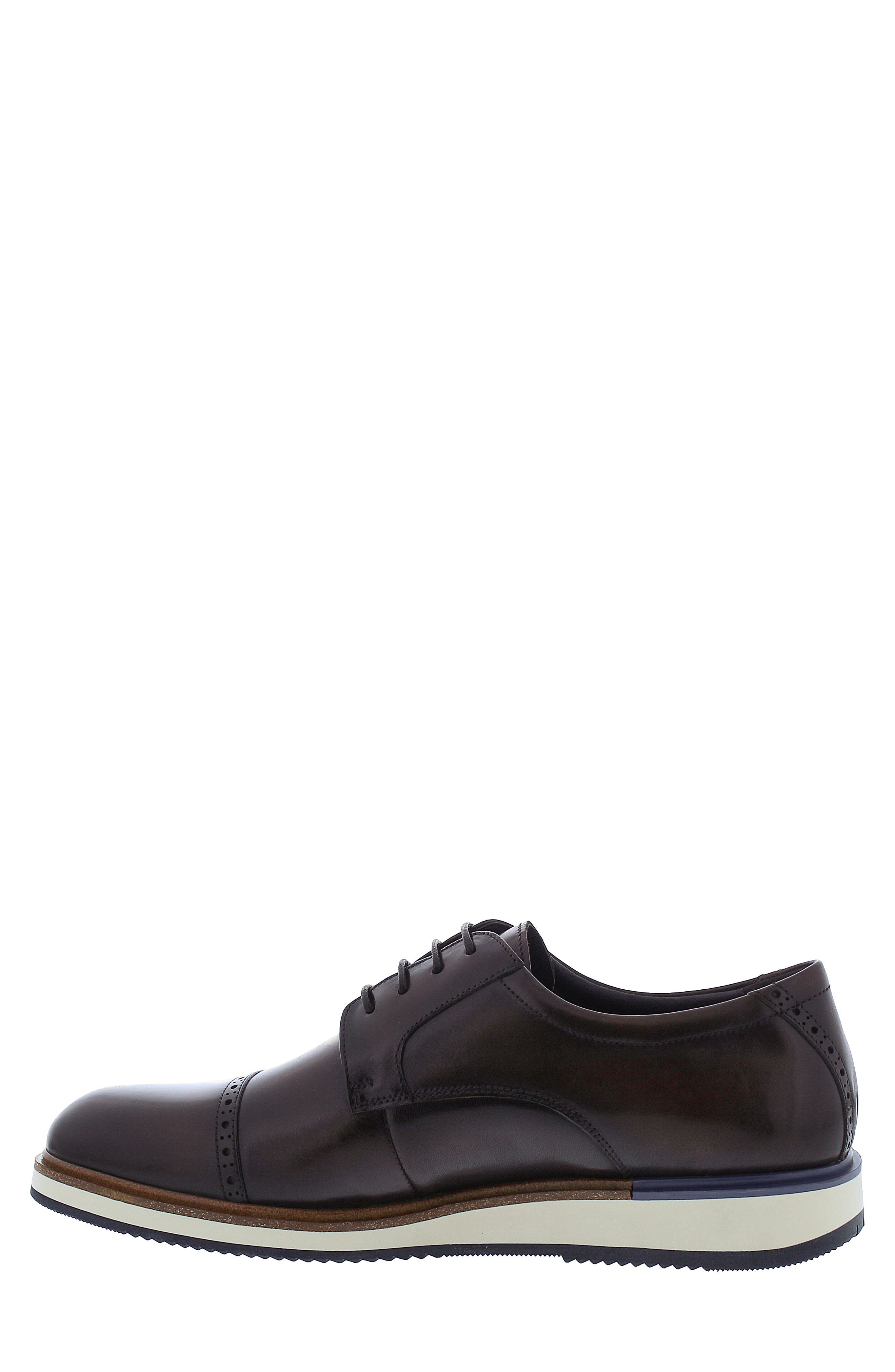 Strand Cap Toe Derby, Alternate, color, WHISKY