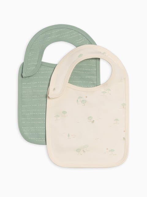 Organic 2-Pack Bibs (Baby)