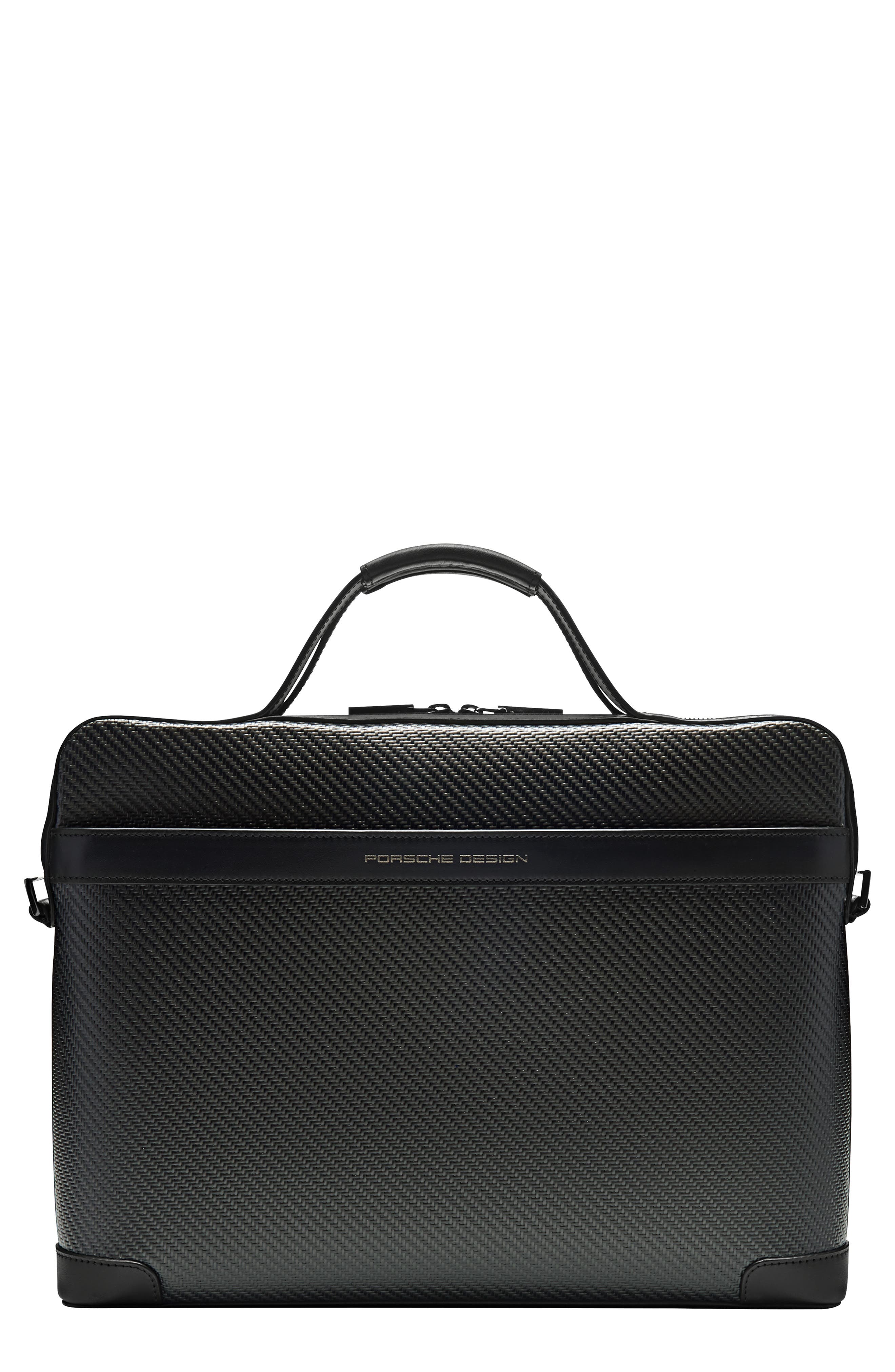Carbon Briefcase, Main, color, BLACK