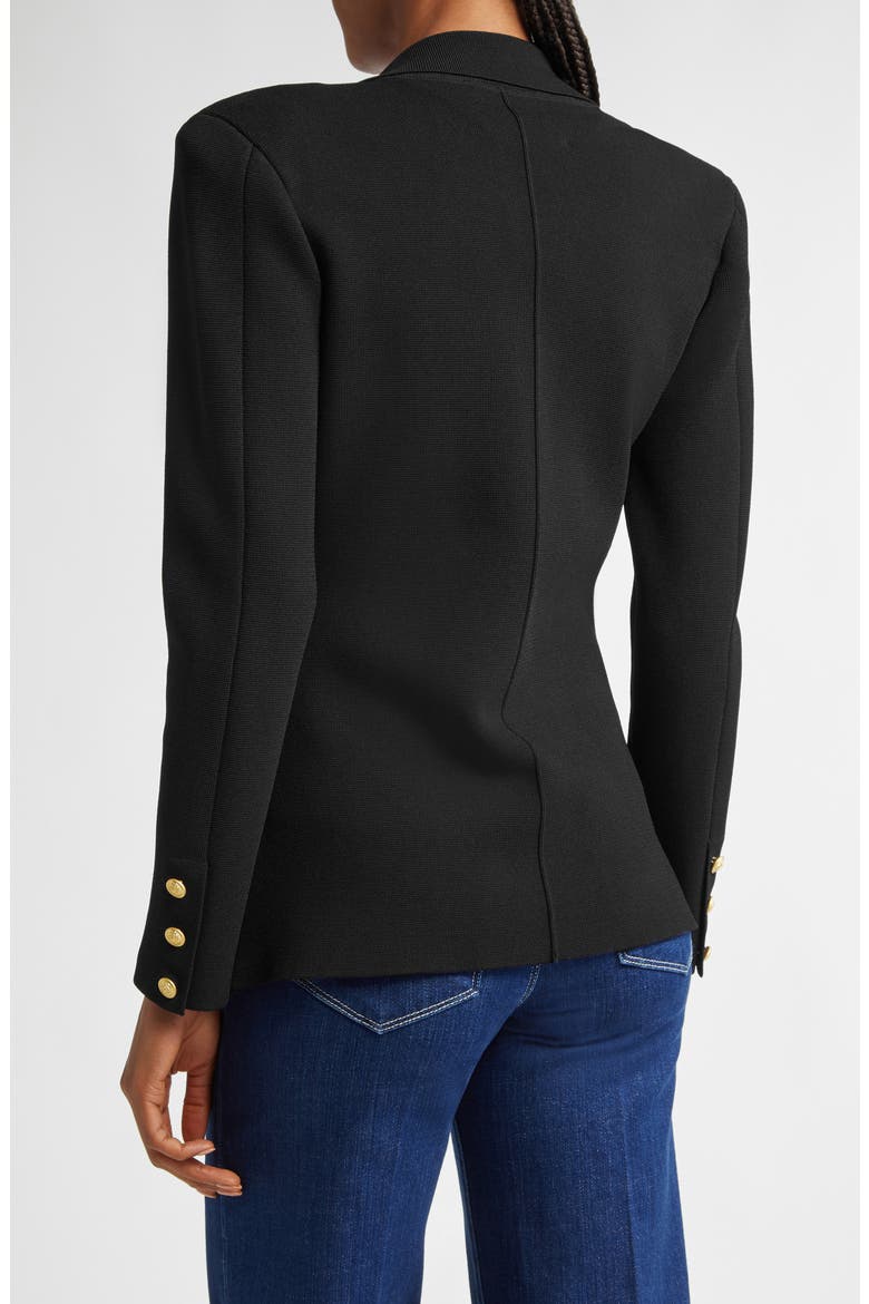 Chamberlain Knit Blazer, Alternate, color, BLACK/ GOLD