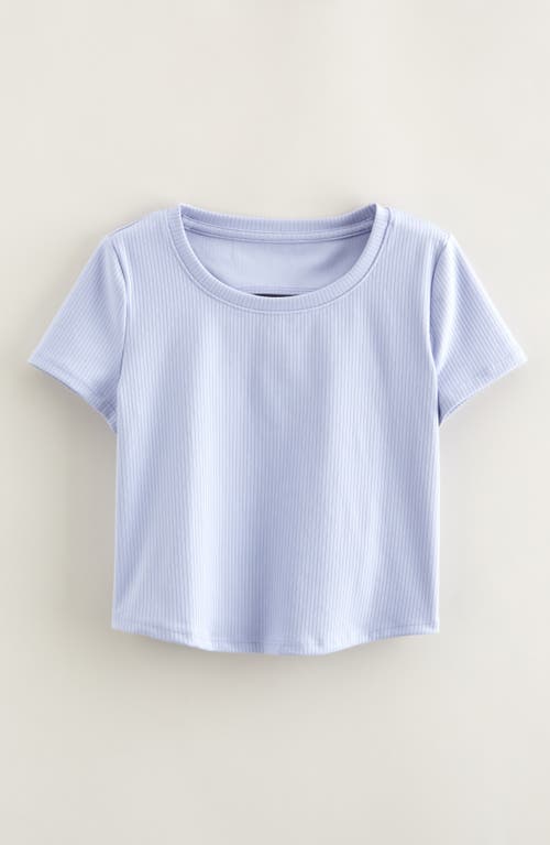 Zella Girl Kids' All in Cutout Rib T-Shirt in Purple Inspire  product