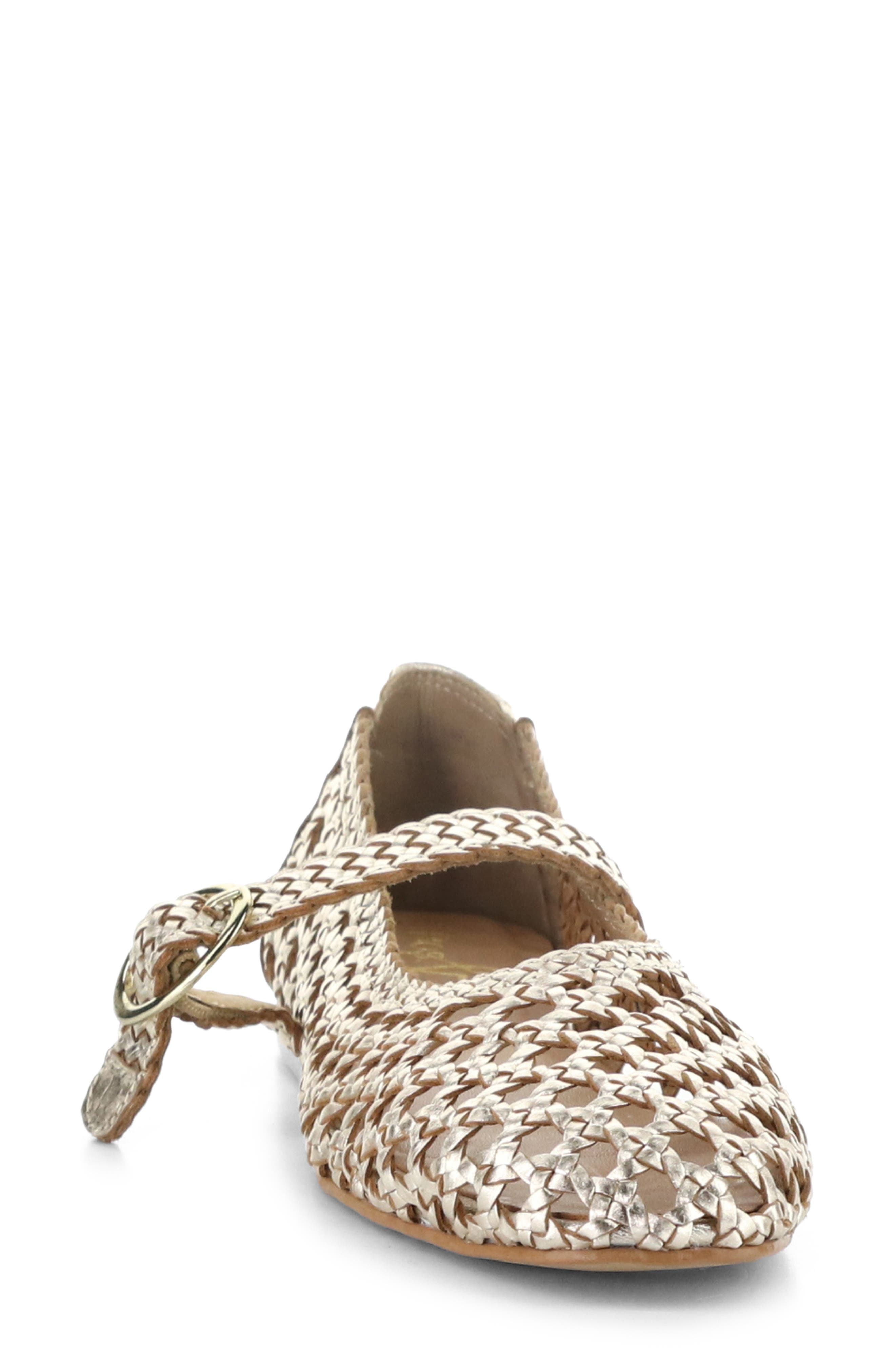 Wilda Mary Jane Flat, Alternate, color, GOLD