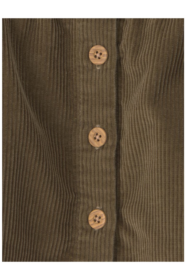 Kids' Organic Cotton Corduroy Skirt, Alternate, color, OLIVE