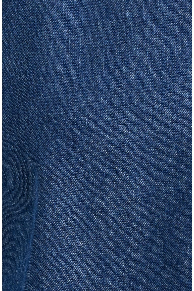 Puff Sleeve Denim Button-Up Shirt, Alternate, color, ARIES WASH