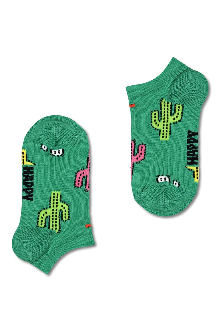 Kids' Cactus Assorted 2-Pack Ankle Socks, Alternate, color, PINK