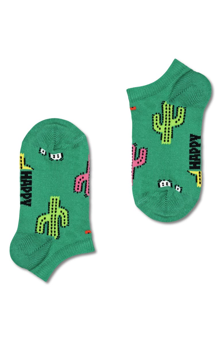 Happy Socks Kids' Cactus Assorted 2-Pack Ankle Socks, Alternate, color, 