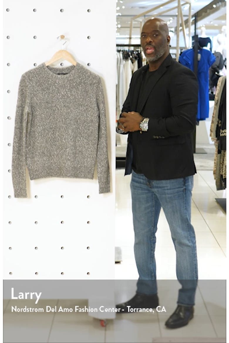 Speckled Tweed Cotton, Wool & Alpaca Sweater video