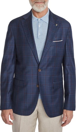 Jack Victor Midland Contemporary Fit Plaid Wool Blazer Nordstromrack
