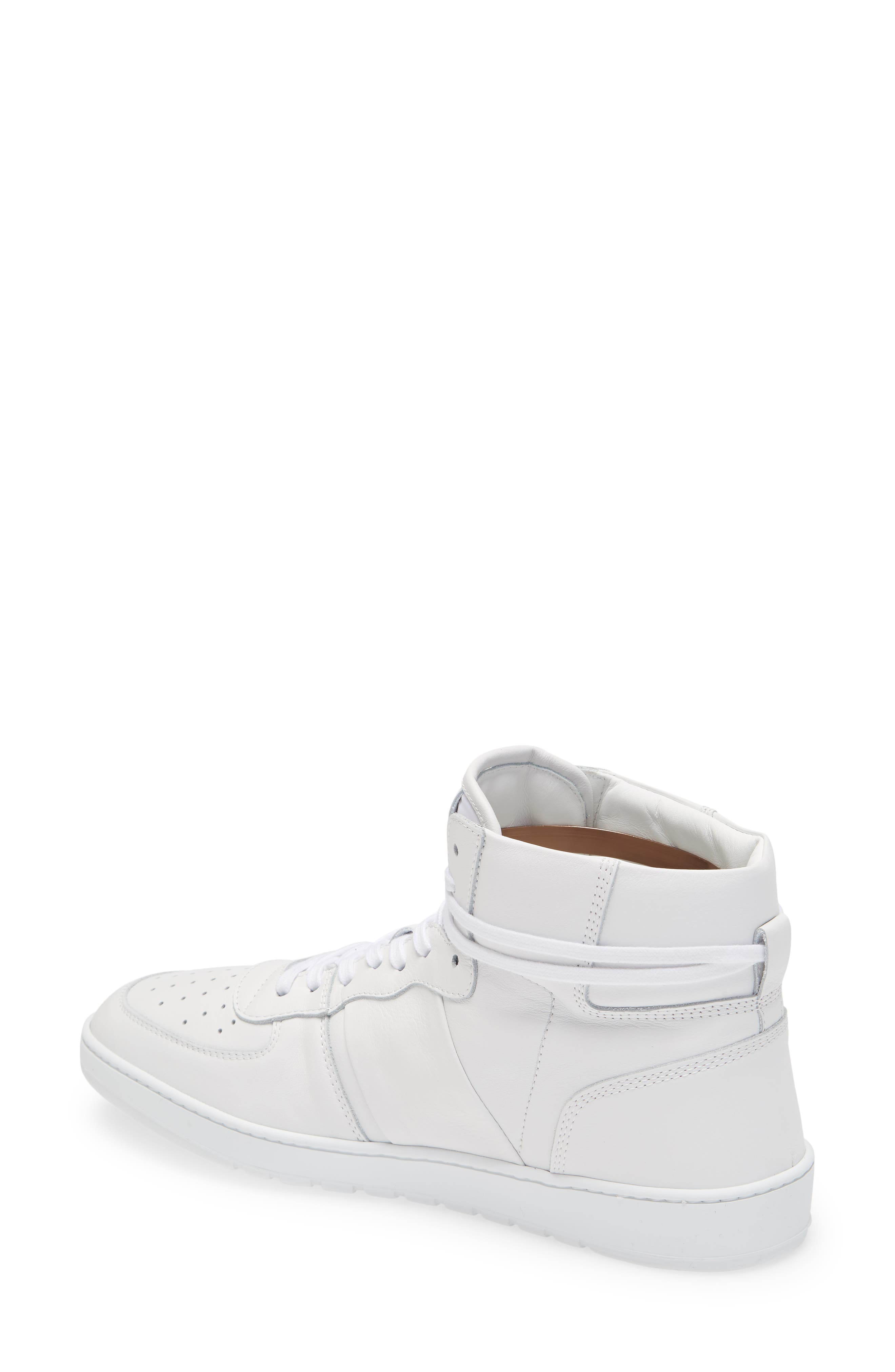 Collegium Pillar Destroyer High Top Sneaker, Alternate, color, Bianco