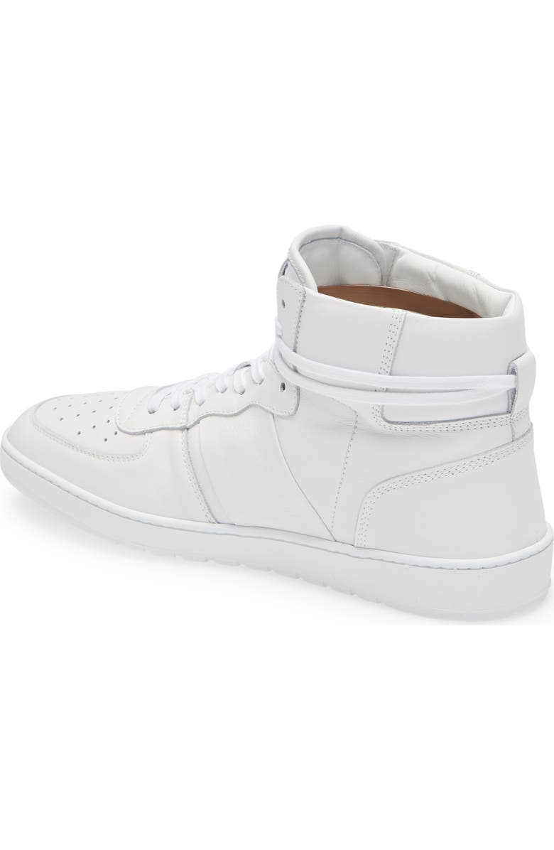 Collegium Pillar Destroyer High Top Sneaker, Alternate, color, Bianco