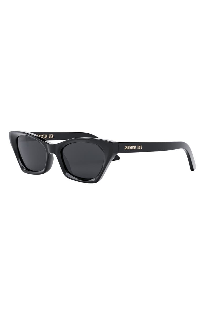 DIOR 'DiorMidnight B1I 53mm Butterfly Sunglasses, Alternate, color,