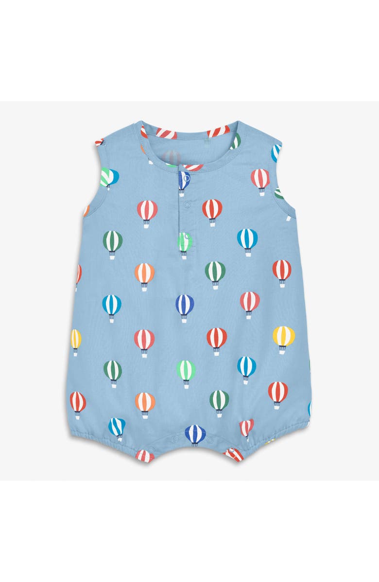 Primary Baby Henley Bubble Shortie, Main, color, Stream