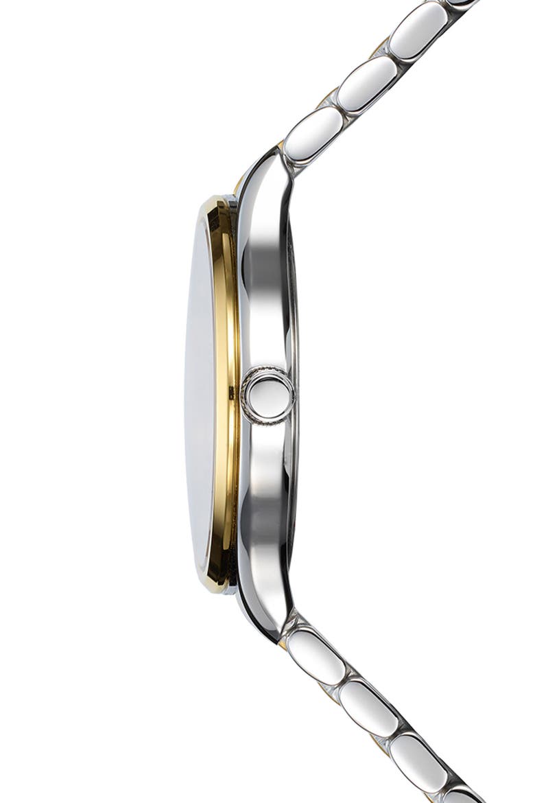 Two-Tone Bracelet Watch, 32mm, Alternate, color, STAINLESS STEEL/YELLOW/ PVD COATING