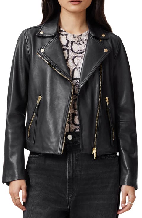Dalby Leather Biker Jacket