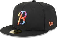 New Era Men's New Era Black Baltimore Orioles City Connect Batting Practice 59FIFTY Fitted Hat