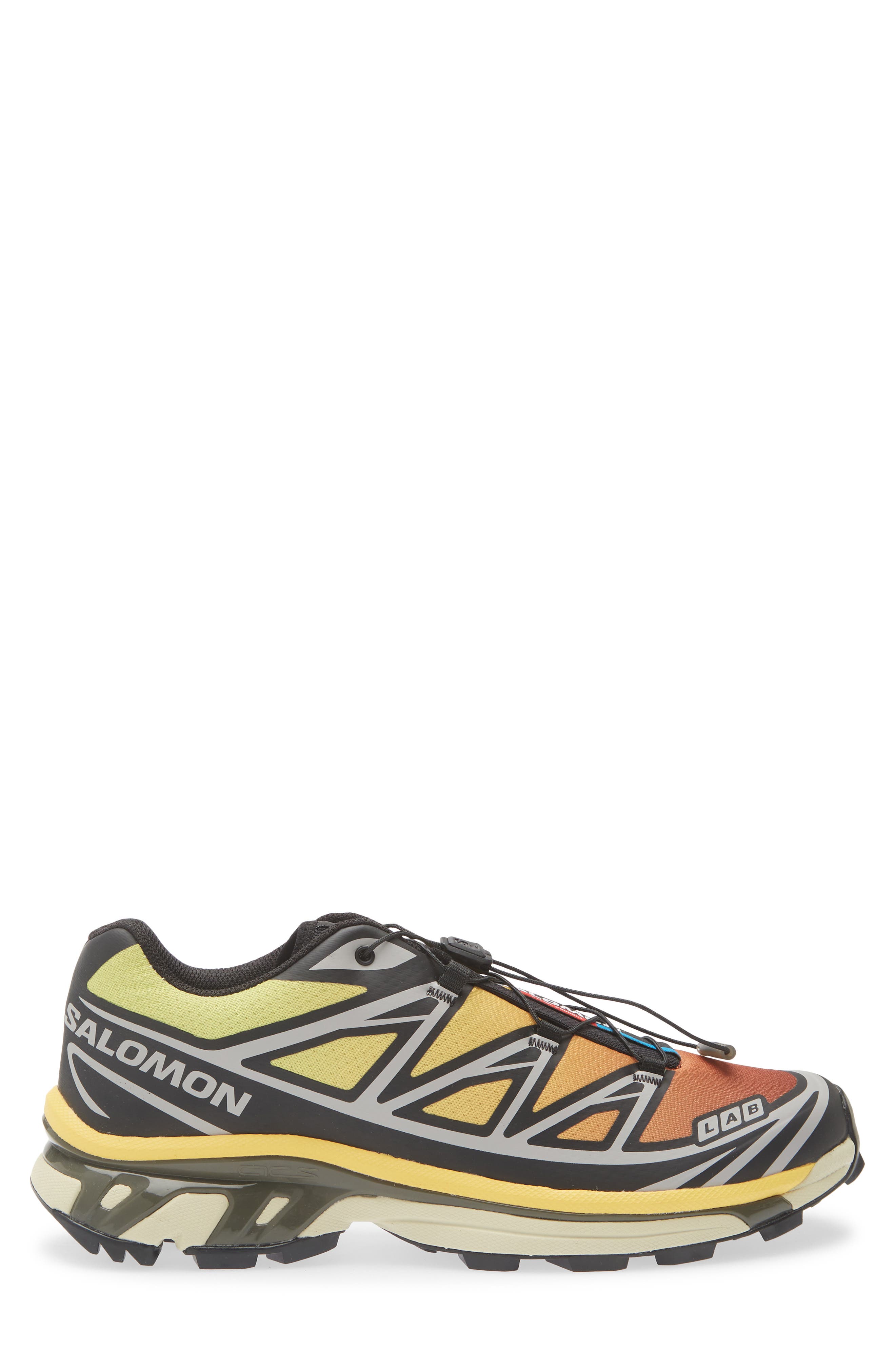 Salomon XT-6 Sneaker, Alternate, color, Black/ Grape Leaf/ Beach Ball