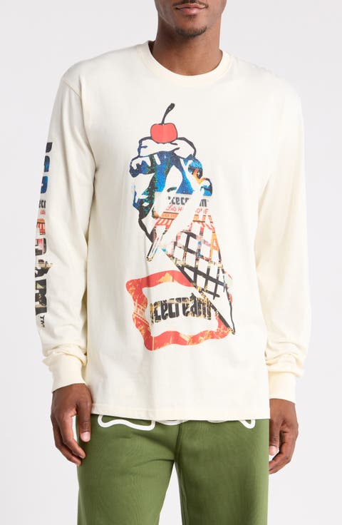 Cone Man Graphic Long Sleeve T-Shirt