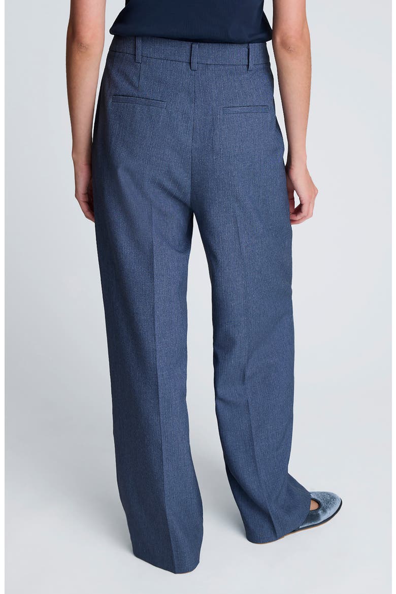 High Waist Wide Leg Boyfriend Pants, Alternate, color, CADET BLUE MLT