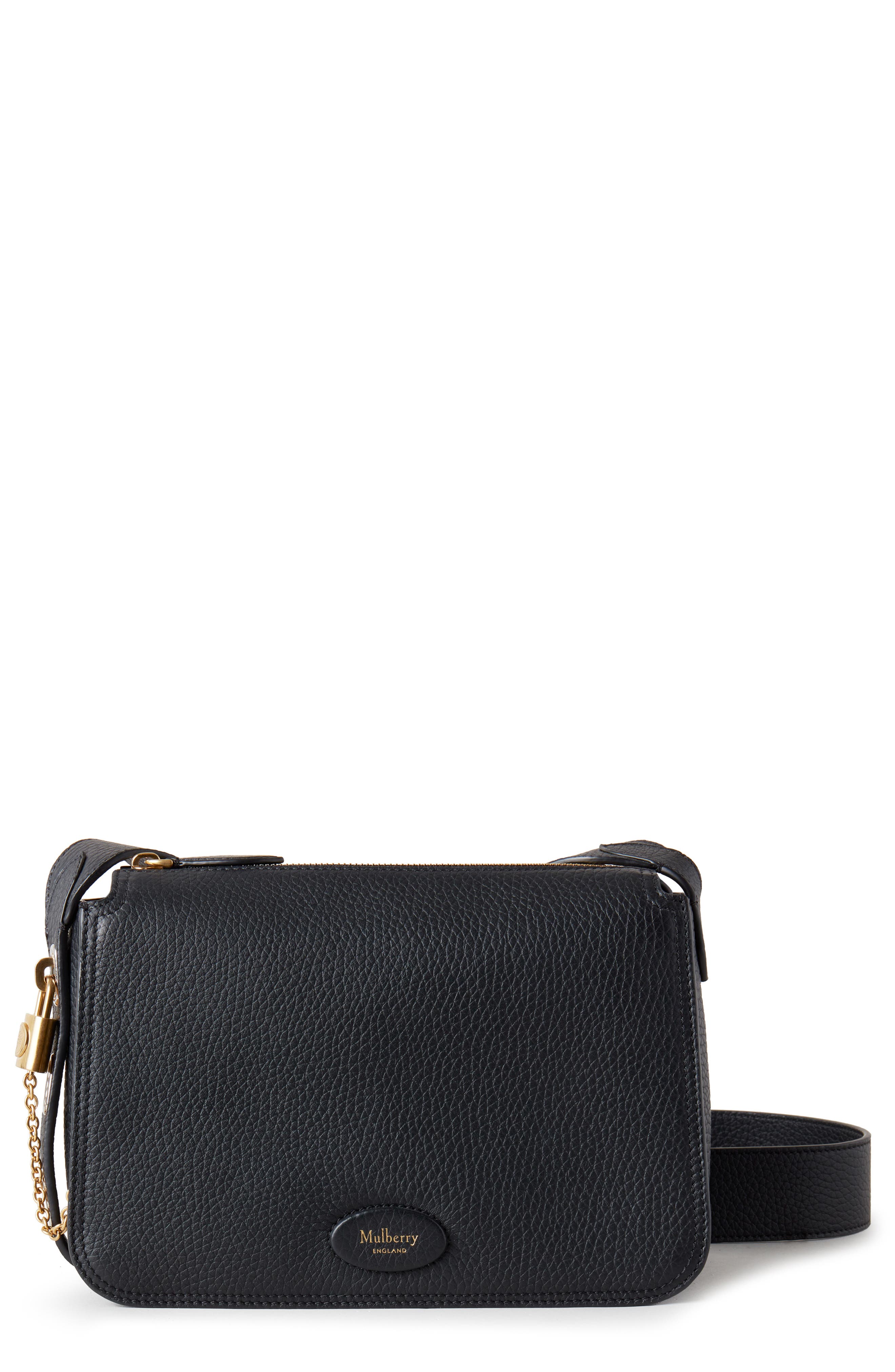 Mulberry Billie Leather Crossbody Bag, Main, color, 