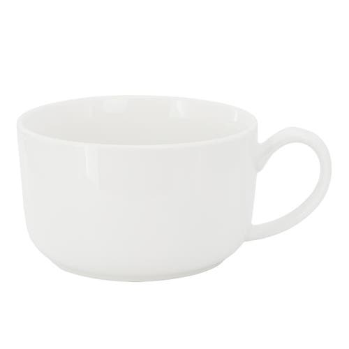 Gibson Home Great Essentials 4 Piece 32.5 Ounce Fine Ceramic Large Latte Mug Set In White