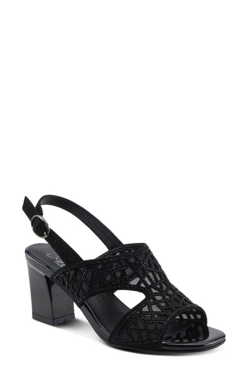 Azura By Spring Step Wisp Slingback Sandal In Black