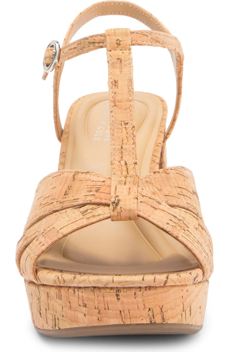Reaction Kenneth Cole Reina T-Strap Sandal, Alternate, color, Natural Cork