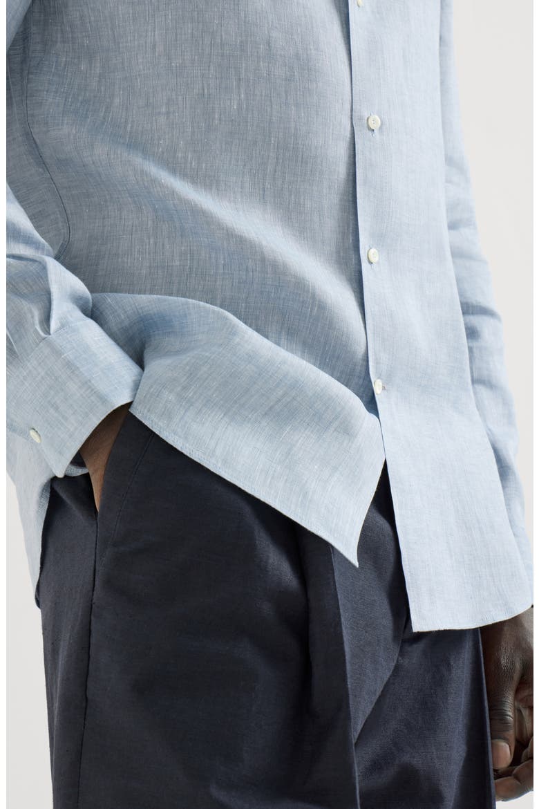 Linen shirt, Alternate, color, Sky Blue