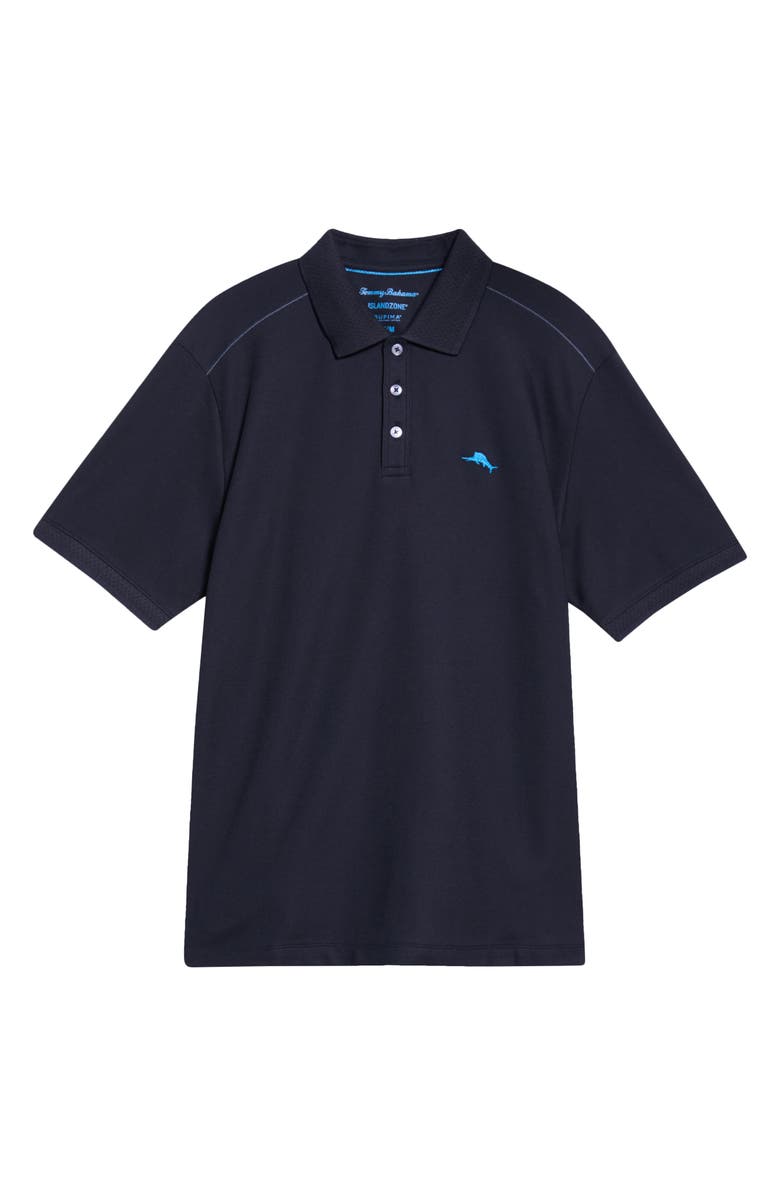 Tommy Bahama Emfielder Icon Solid IslandZone<sup>®</sup> Polo, Main, color, Black