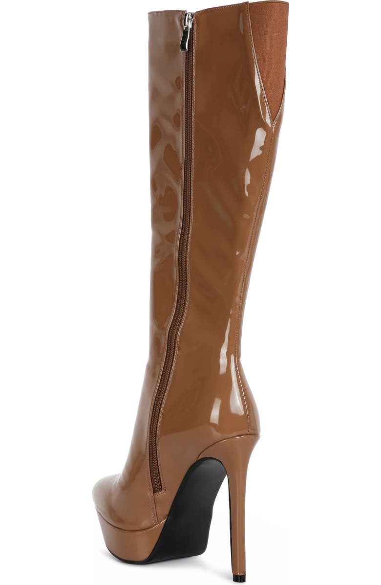 Rag & Co Chatton Platform Knee High Boot, Alternate, color, Tan
