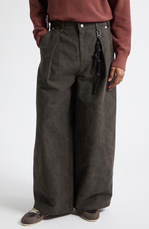 Superbaggy Cotton Moleskin Wide Leg Pants