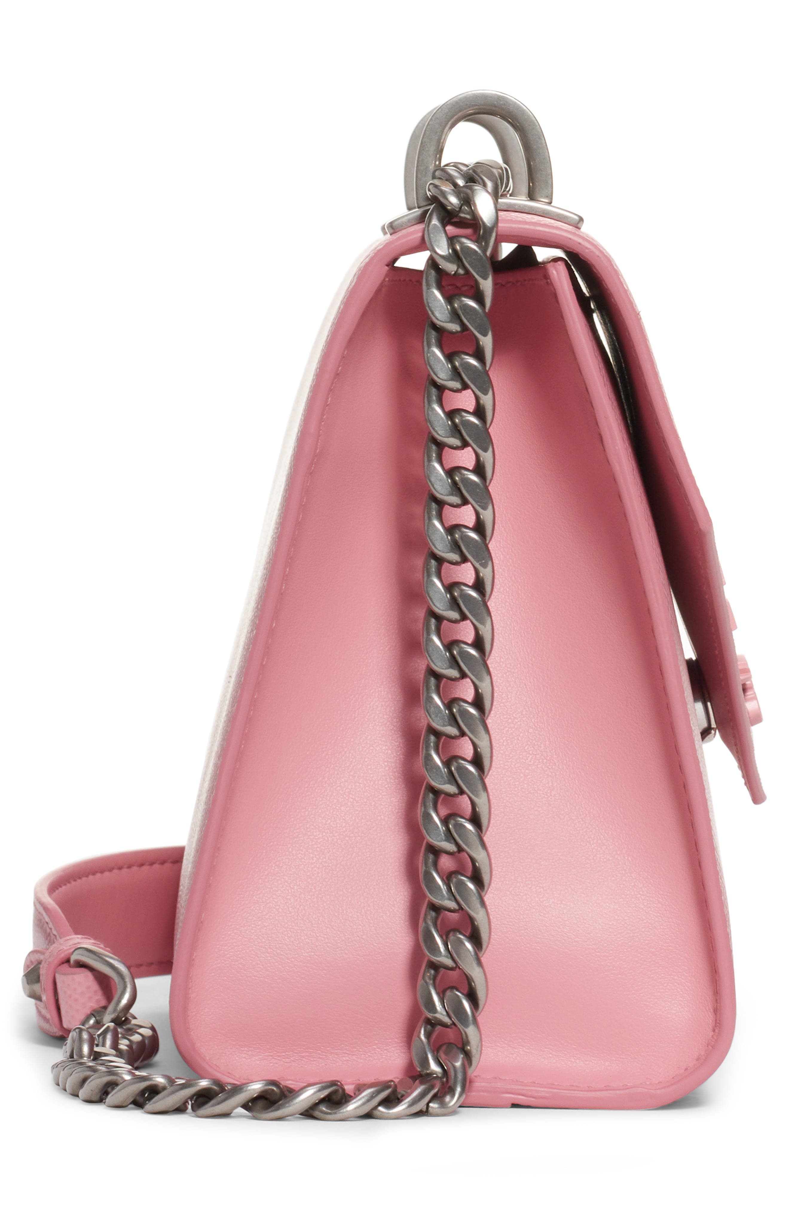 Prada Monochrome Saffiano Leather Shoulder Bag, Alternate, color, 