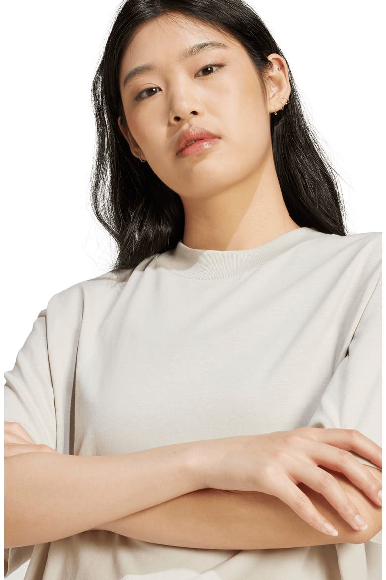 Essentials Contemporary Logo Boyfriend T-Shirt, Alternate, color, WONDER ALUMINA