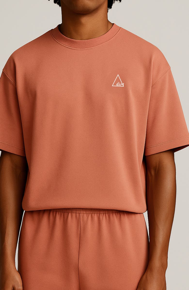 D.RT Short Sleeve Sweatshirt, Main, color, Pink