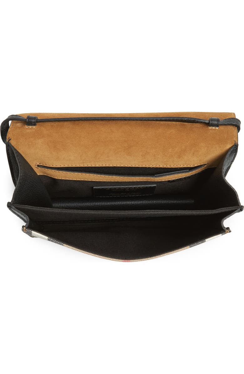 Burberry 'Small Macken' Check Crossbody Bag, Alternate, color,
