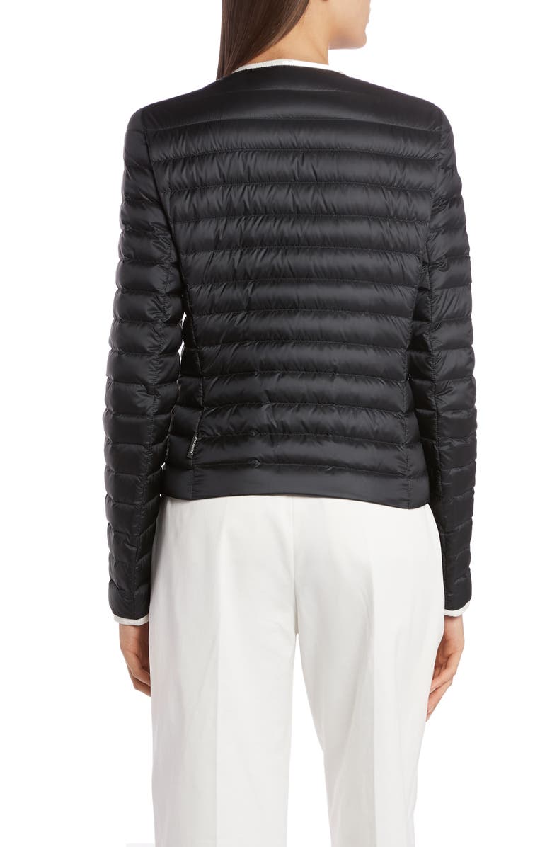 Moncler Baillet Contrast Trim Down Puffer Jacket, Alternate, color, 
