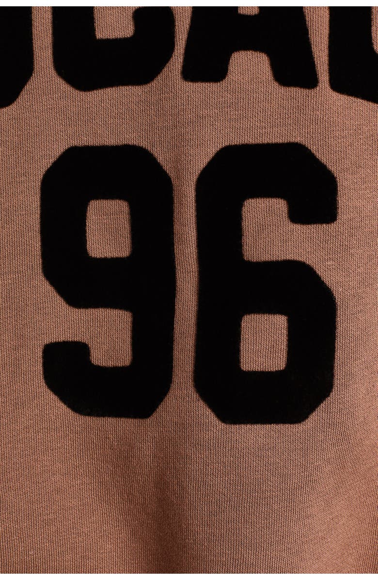 H&M Printed Hoodie, Alternate, color, Brown/Nyc