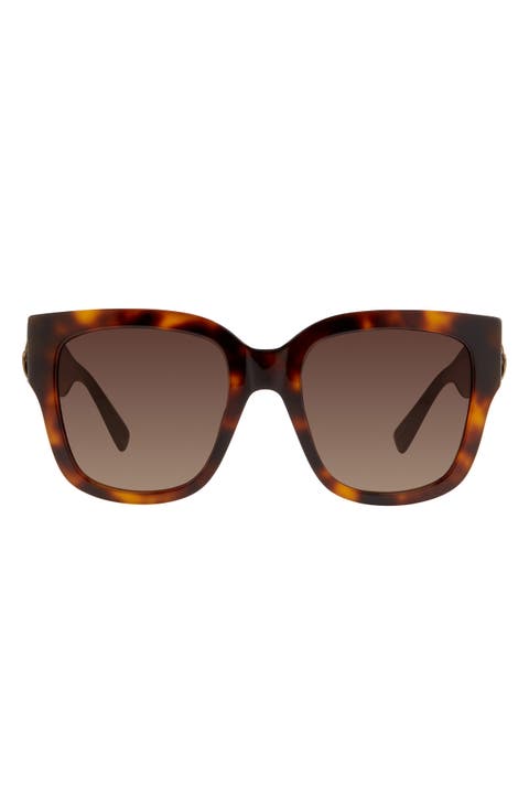 54mm Gradient Square Sunglasses