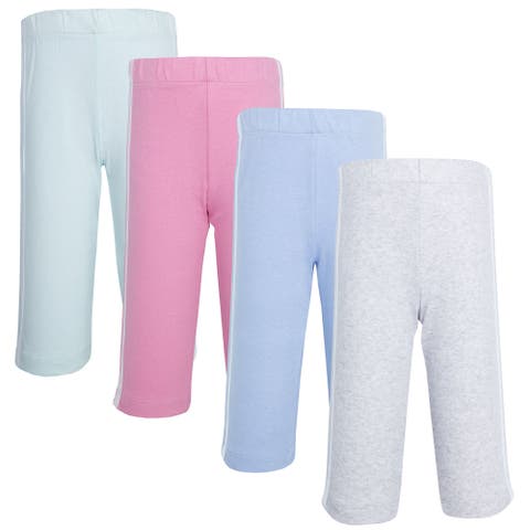 Cotton Athletic Pants 4Pk (Toddler, Little Kid & Big Kid)