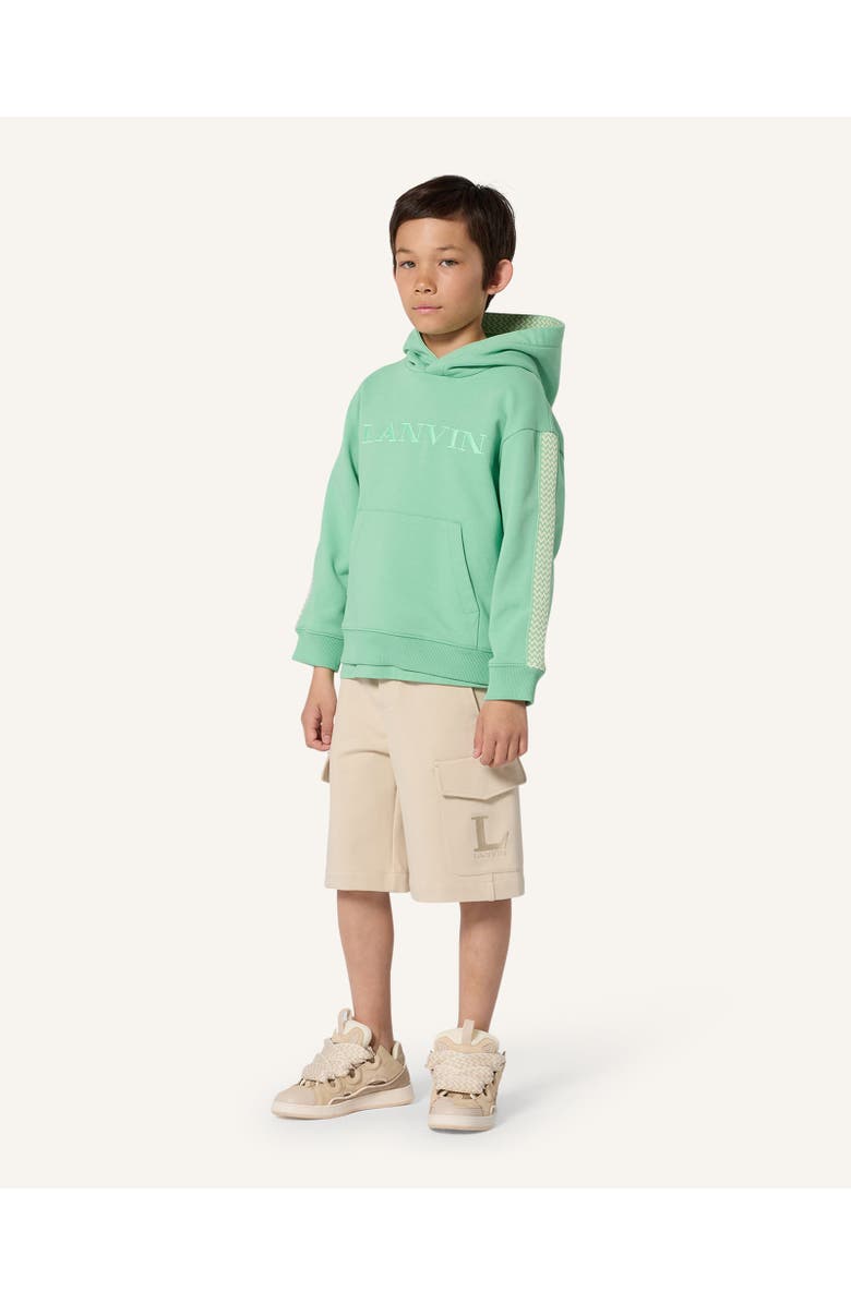 Lanvin Hoodie, Alternate, color, Jade