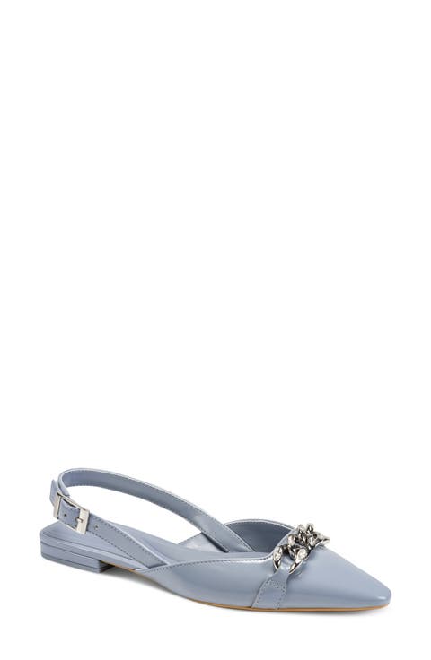 Cosetta Slingback Pointed Toe Flat (Women)