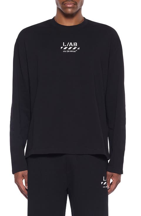 Diag Cotton Graphic T-Shirt