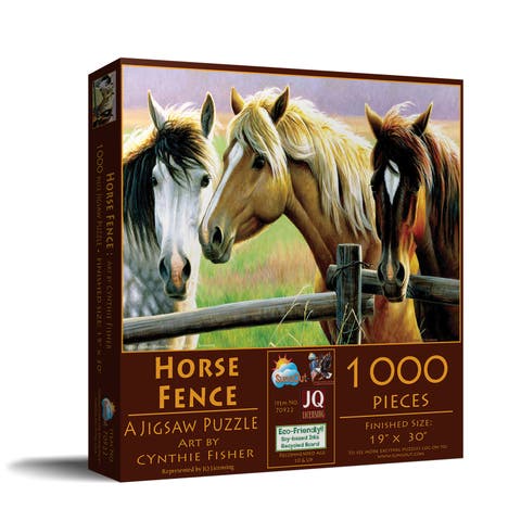 Horse Fence 1000 piece Jigsaw Puzzle for Adults